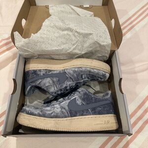 Woman’s Limited Edition Velvet Nike Air Force 1’s!
